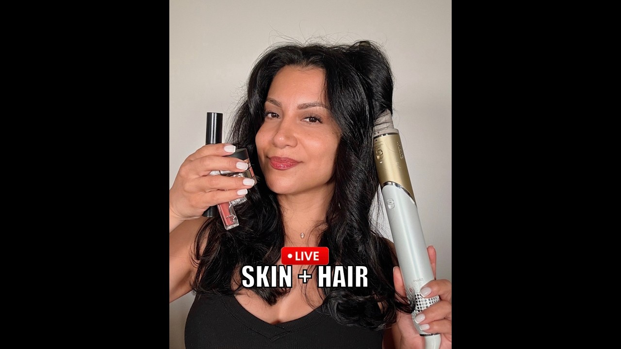GRWM LIVE❗️Ask Me Anything! ☕ Skin & Hair Q&A + #sharkbeauty