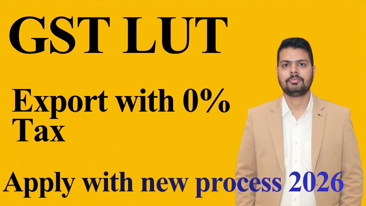 GST LUT Apply Kaise Kare | Step by Step Online process 2026