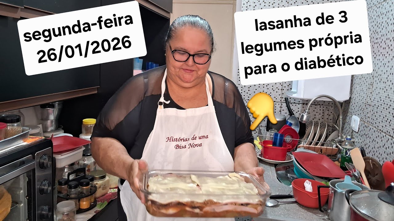 Lasanha com 3 legumes,qualquer um pode comer!