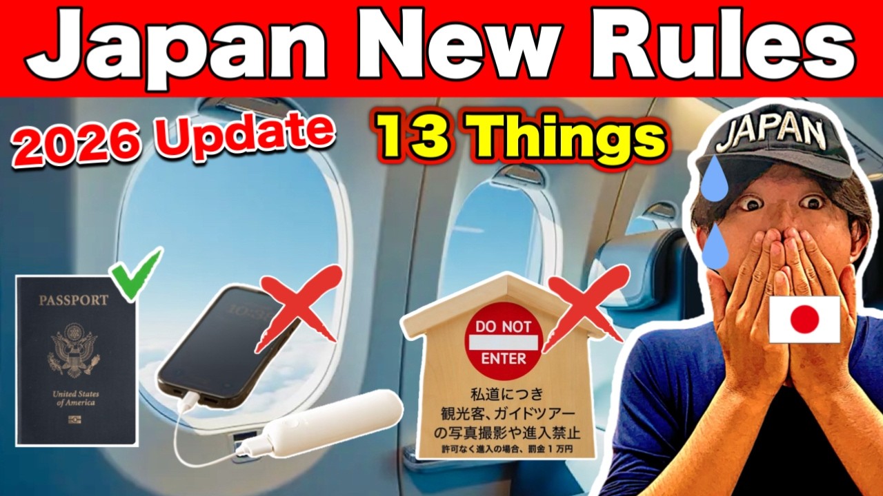 JAPAN HAS CHANGED | 13 New Travel Rules Tourists Must Know 2026