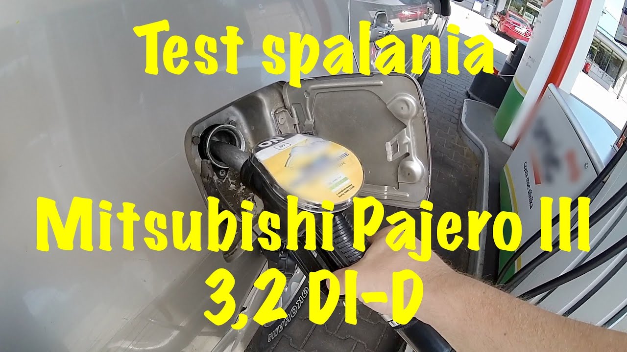 Test spalania Mitsubishi Pajero III 3,2 DI-D.