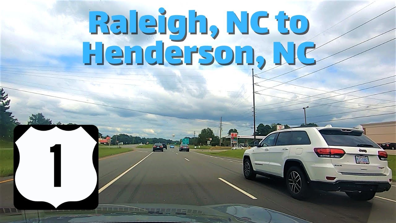 Driving from Raleigh, NC to Henderson, NC via Route 1 North