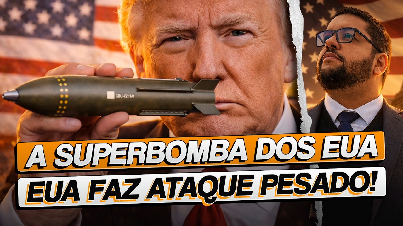 SUPERBOMBA! Nova Arma dos EUA é lançada contra o Irã no Estreito de Ormuz