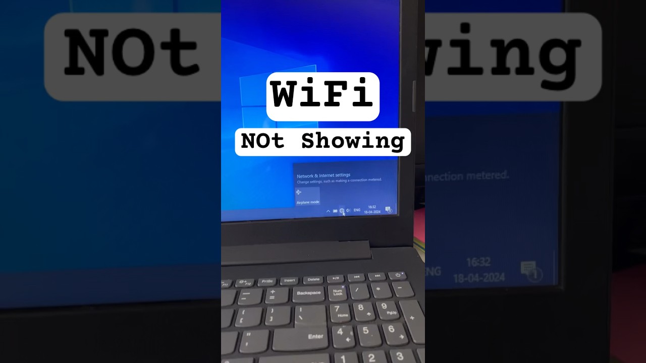Wi-Fi не отображается в Windows 10 #laptoprepair