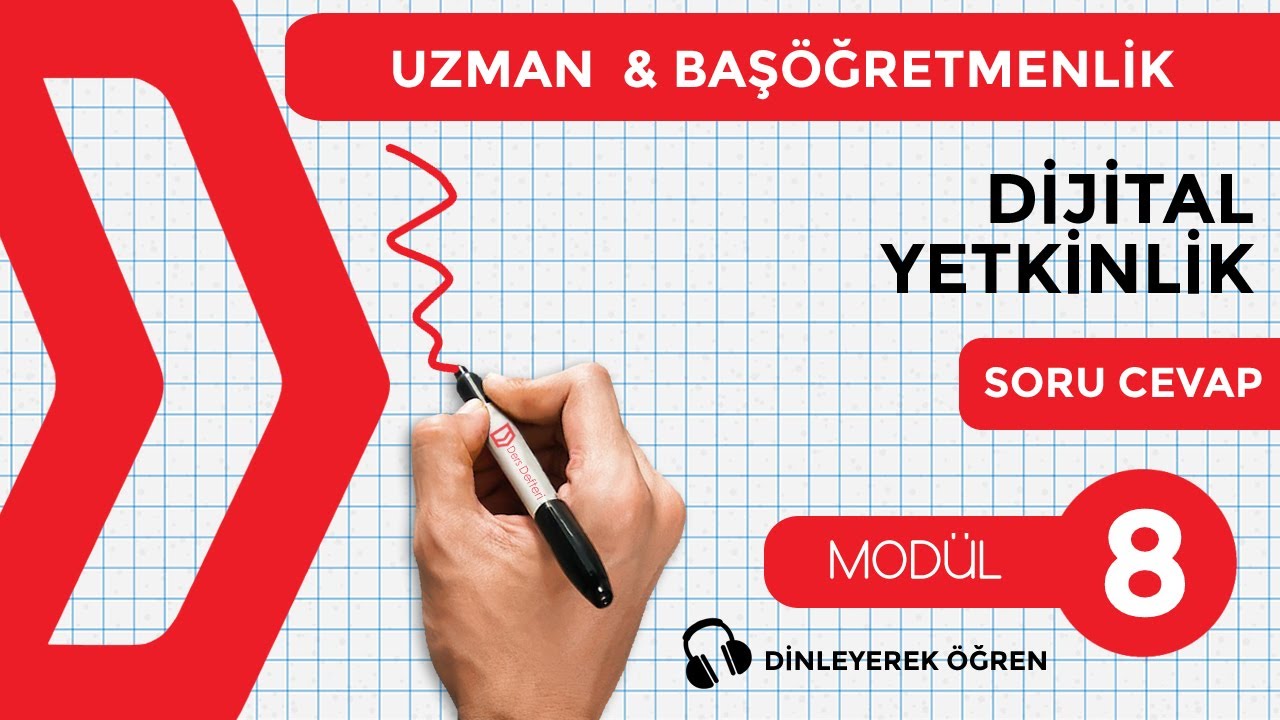 Uzman Öğretmenlik & Başöğretmenlik Modül 8 Dijital Yetkinlik Soru Cevap #uzmanöğretmen
