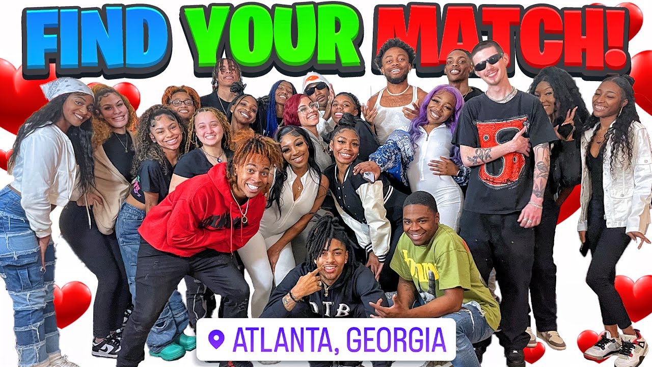 FIND YOUR MATCH BUT FACE TO FACE! | 12 GIRLS & 12 BOYS ATLANTA!