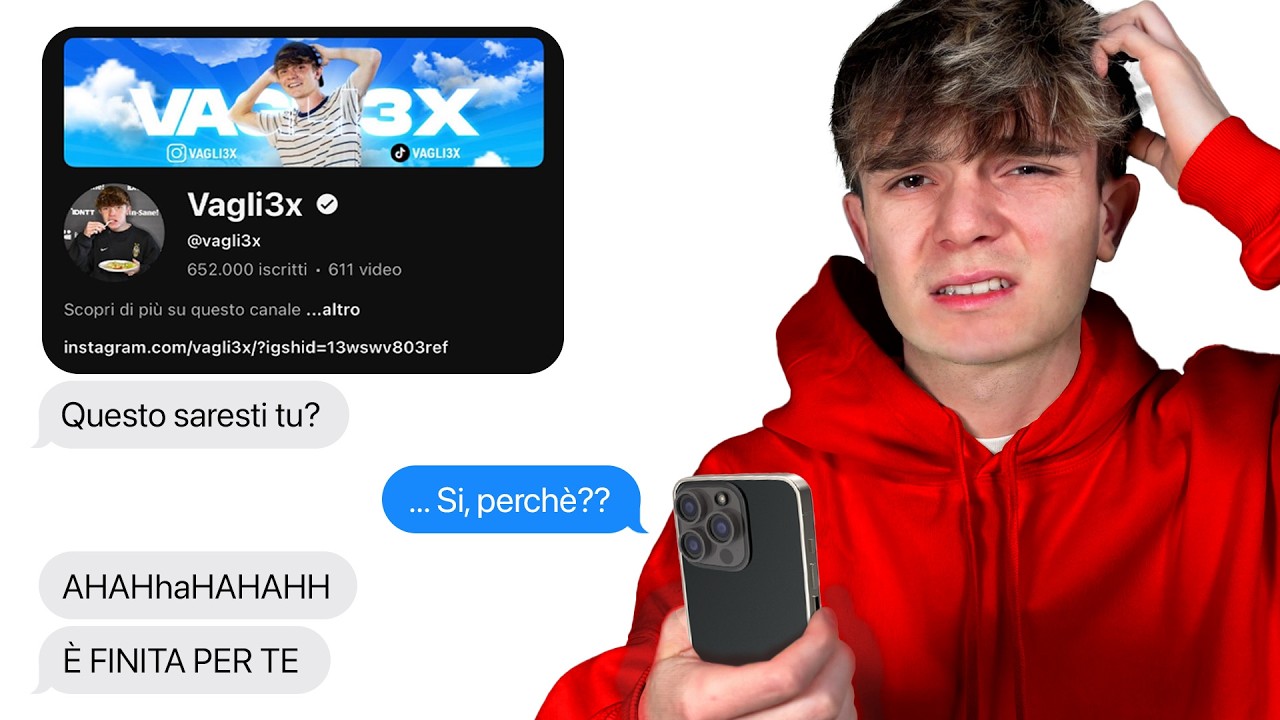 Un TRUFFATORE ha Trovato il Mio Canale YouTube