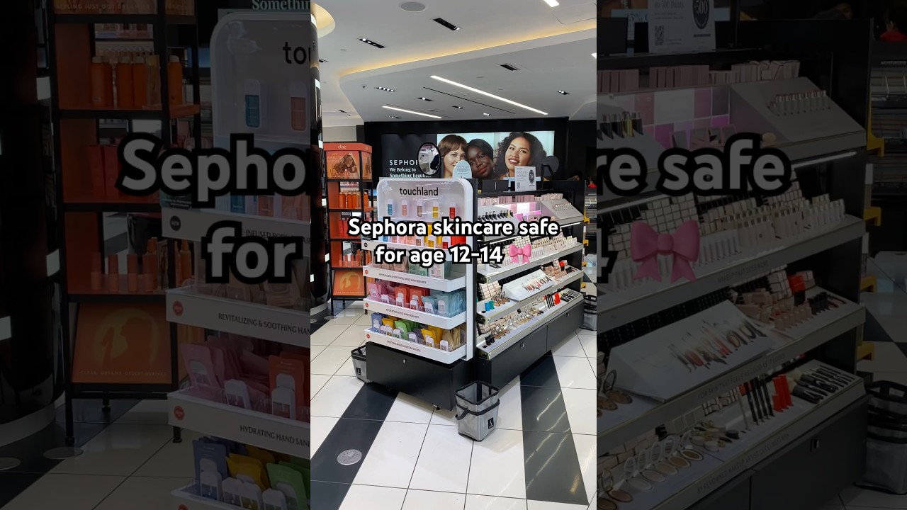 Sephora skincare for tweens #skincare #sephora #skincaretips #skincareroutine #makeupshorts #beauty