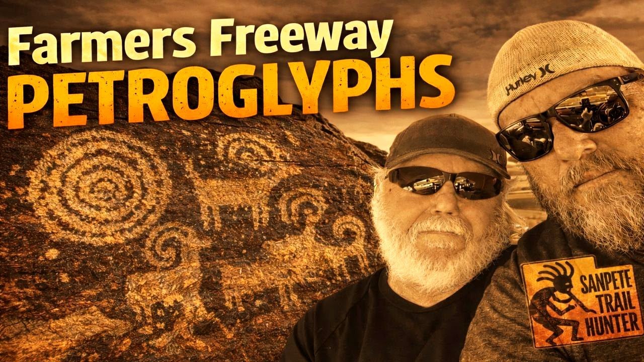 Farmers Freeway Petroglyphs with Commentary