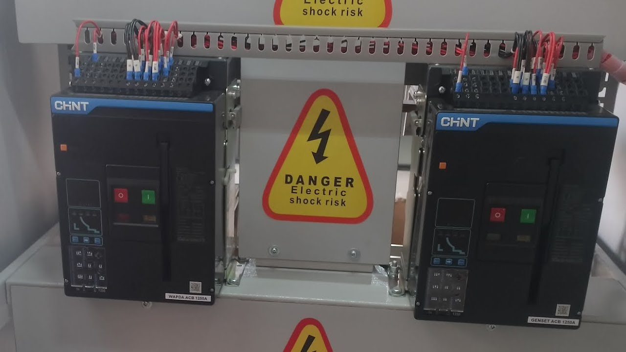 Acb (Air circuit Breaker 1250 Amp) Automatic & Manual control (ATS / MOR) Complete 💯 wiring Explain