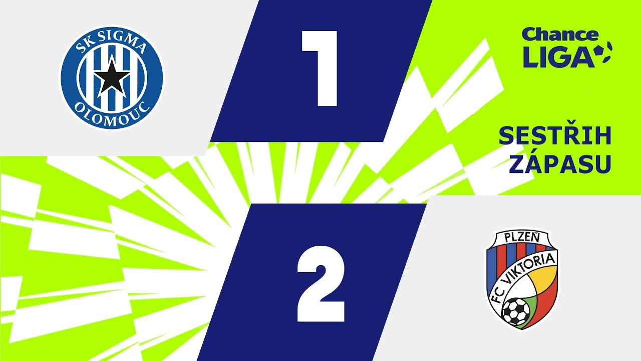 SESTŘIH: Olomouc - Plzeň 1:2. Krčík gólem do šatny rozhodl o výhře Viktorie