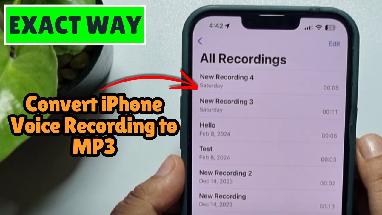 How to Convert iPhone Voice Recording to MP3 Without iTunes (New Update)