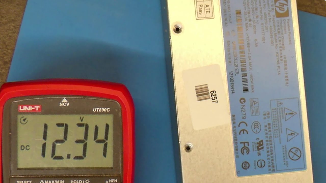 Przerabiam zasilacz serwerowy HP HSTNS-PL14 na napięcie 13,8V
