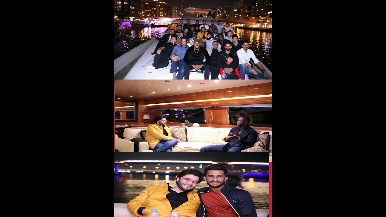 Peshawar zalmi team dinner at cruise