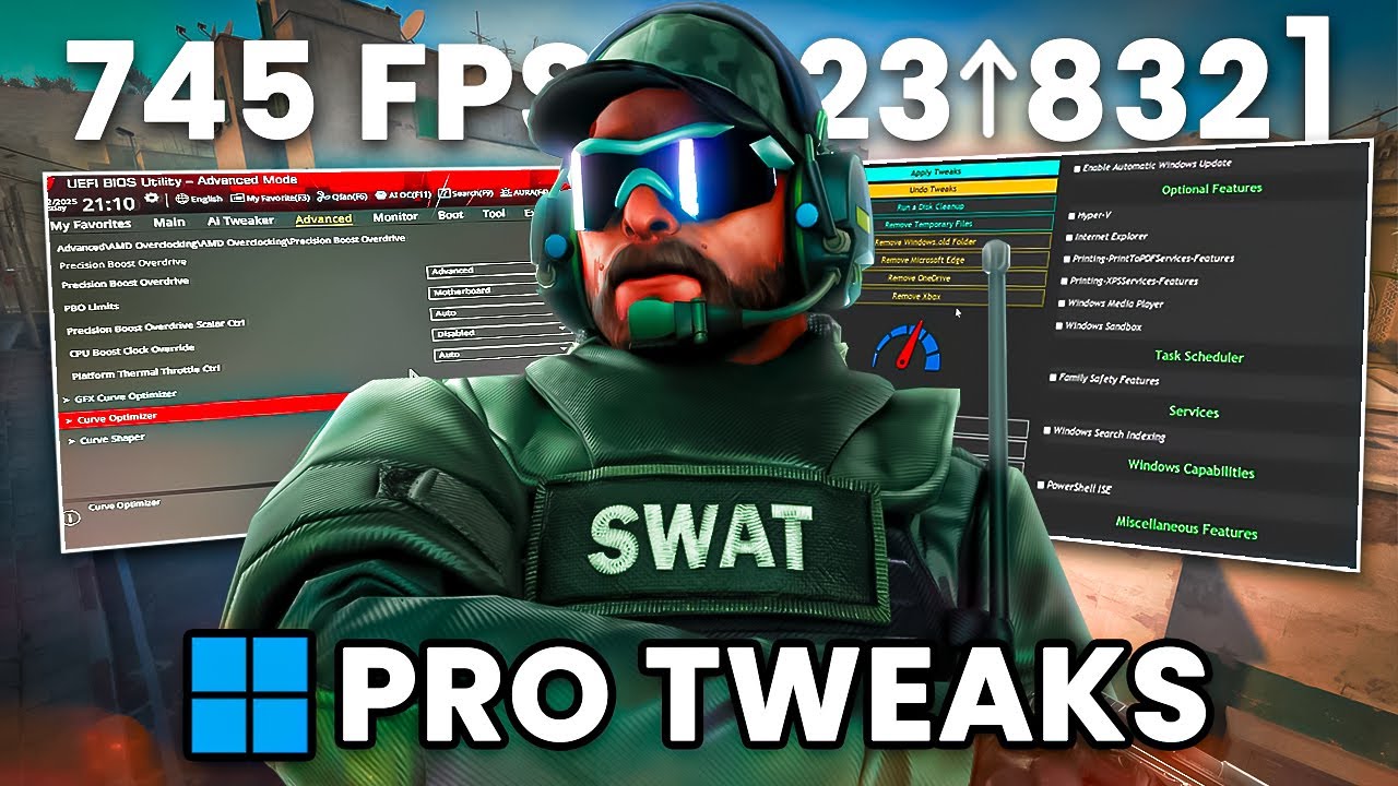 Como OPTIMIZAR tu WINDOWS para GAMING (BIOS UNDERVOLT - TWEAKS)