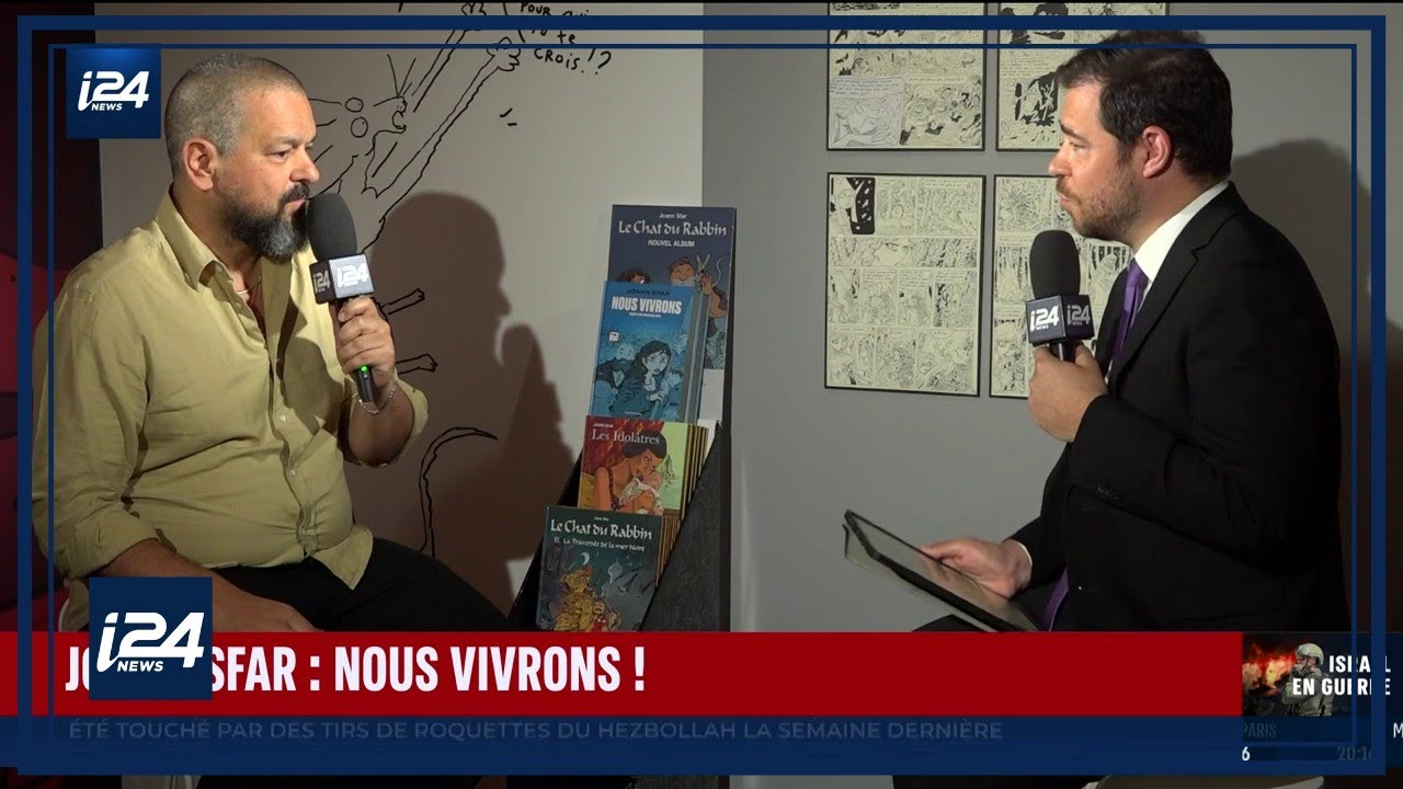 Joann Sfar, un juif de gauche qui réfléchit au monde post 7 octobre, entre Paris et Tel Aviv