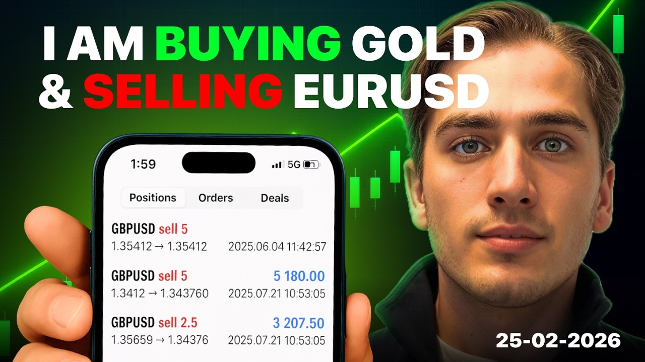 I AM BUYING GOLD & SELLING EURUSD - Forex Market Outlook Ep. 134