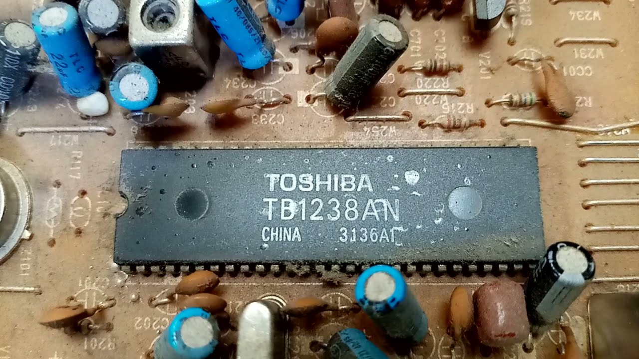 Rolsen C2116  нет изображения от видео входа.первая часть,