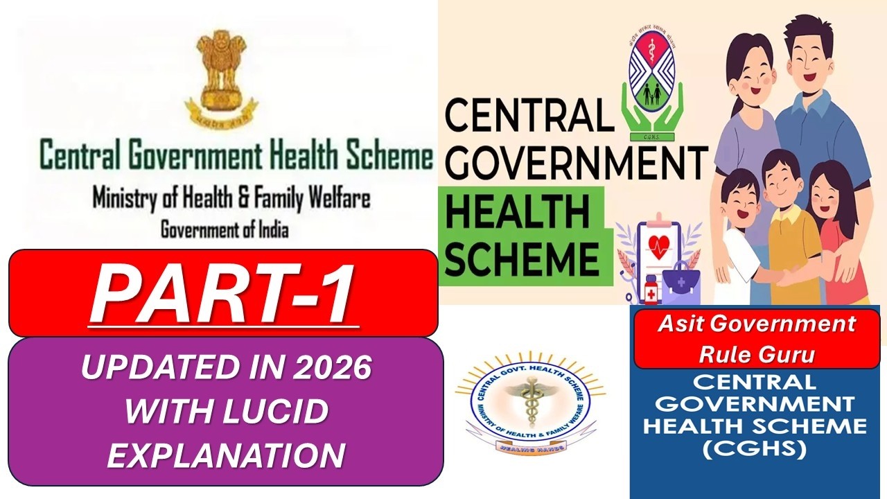 Central Government Health Scheme (CGHS): PART-1