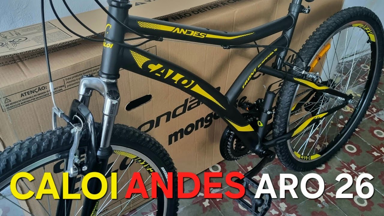 Bicicleta Caloi Andes Aro 26 Minhas primeiras impressões sobre Ela