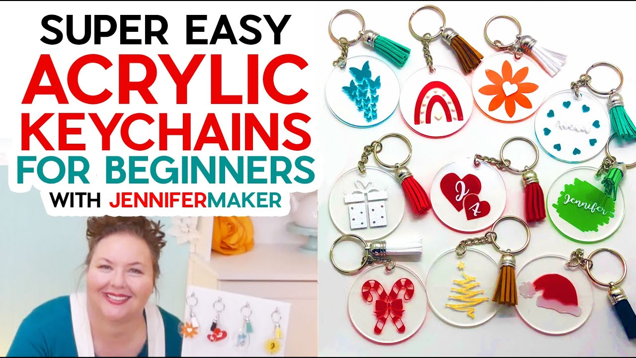 Easy Acrylic Keychains Tutorial | Start to Finish with a Cricut!