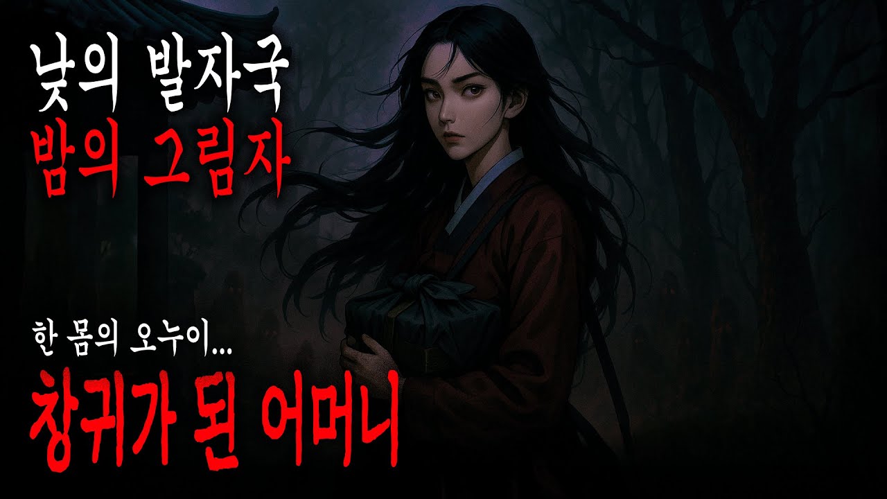 [조선시대괴담] 한 몸의 오누이… 창귀가 된 어머니의 ‘피의 복수’｜낮의 발자국 밤의 그림자