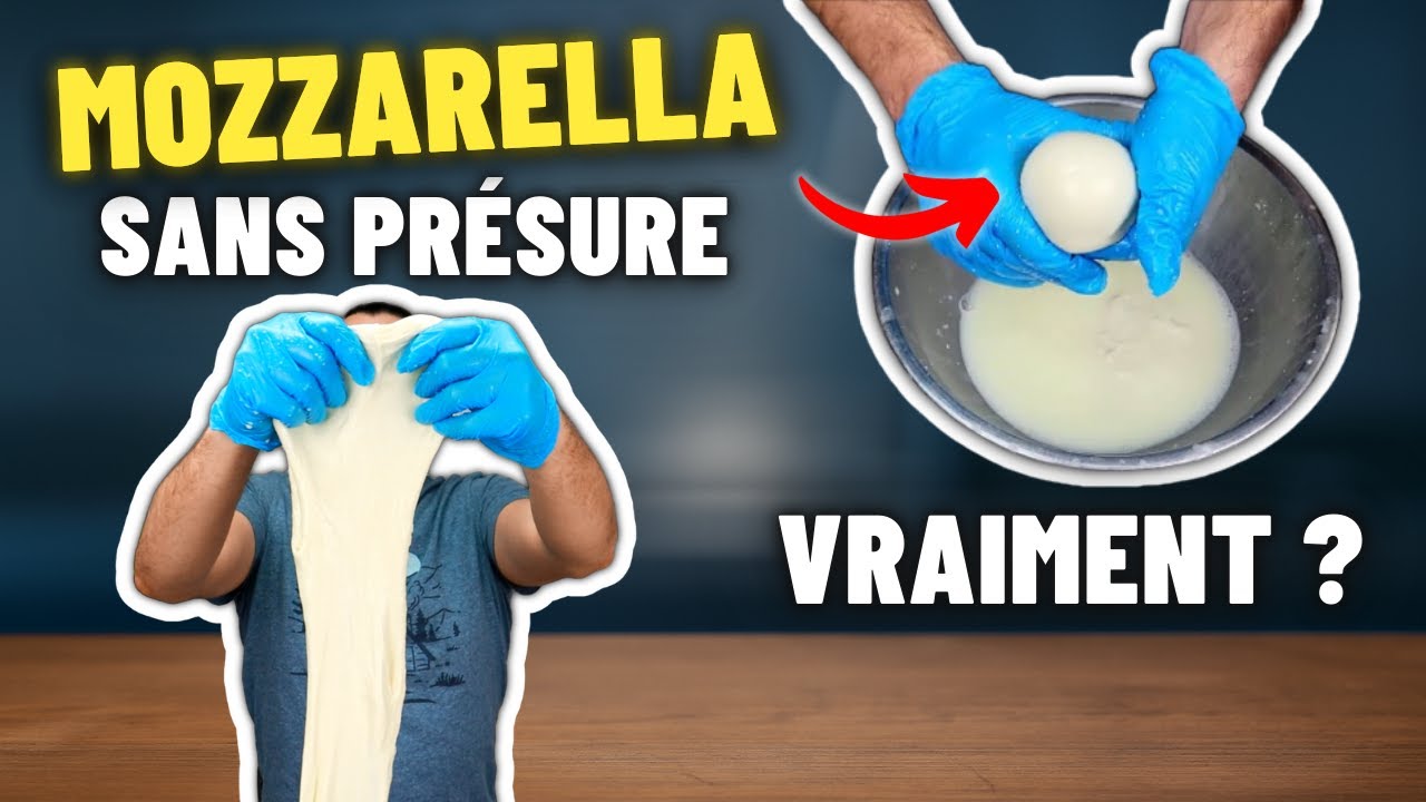 Mozzarella maison – Recette SANS PRÉSURE : est‑ce que ça marche vraiment ?