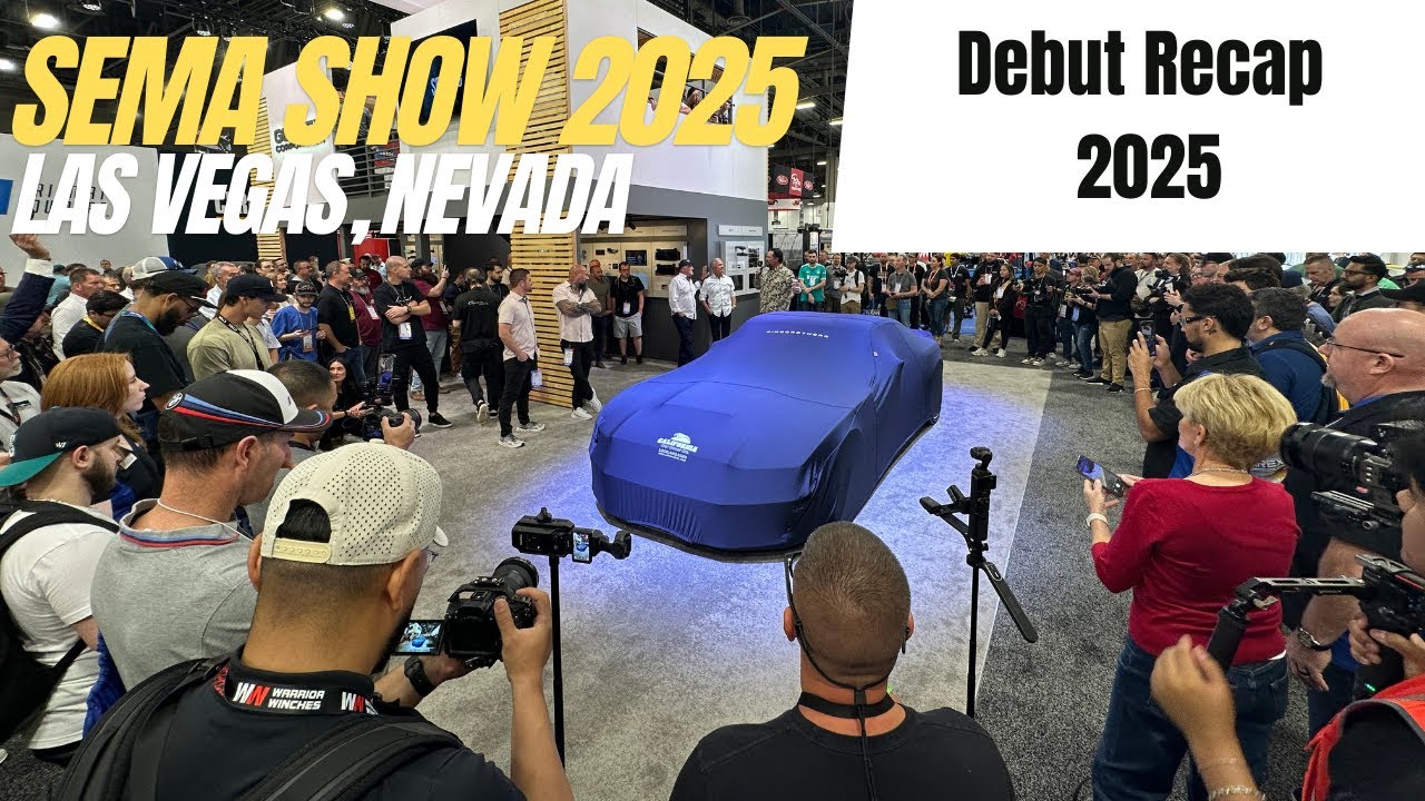 Видео дебюта автомобилей на выставке SEMA Show 2025. Основные моменты от California Car Cover #se...