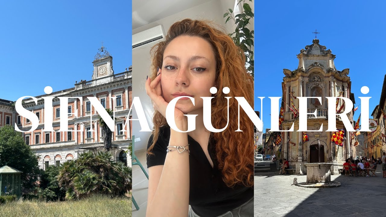 Haftalık VLOG | Palio, İtalya'da Sınav Sistemi, Siena &Uuml;niversitesi Turu