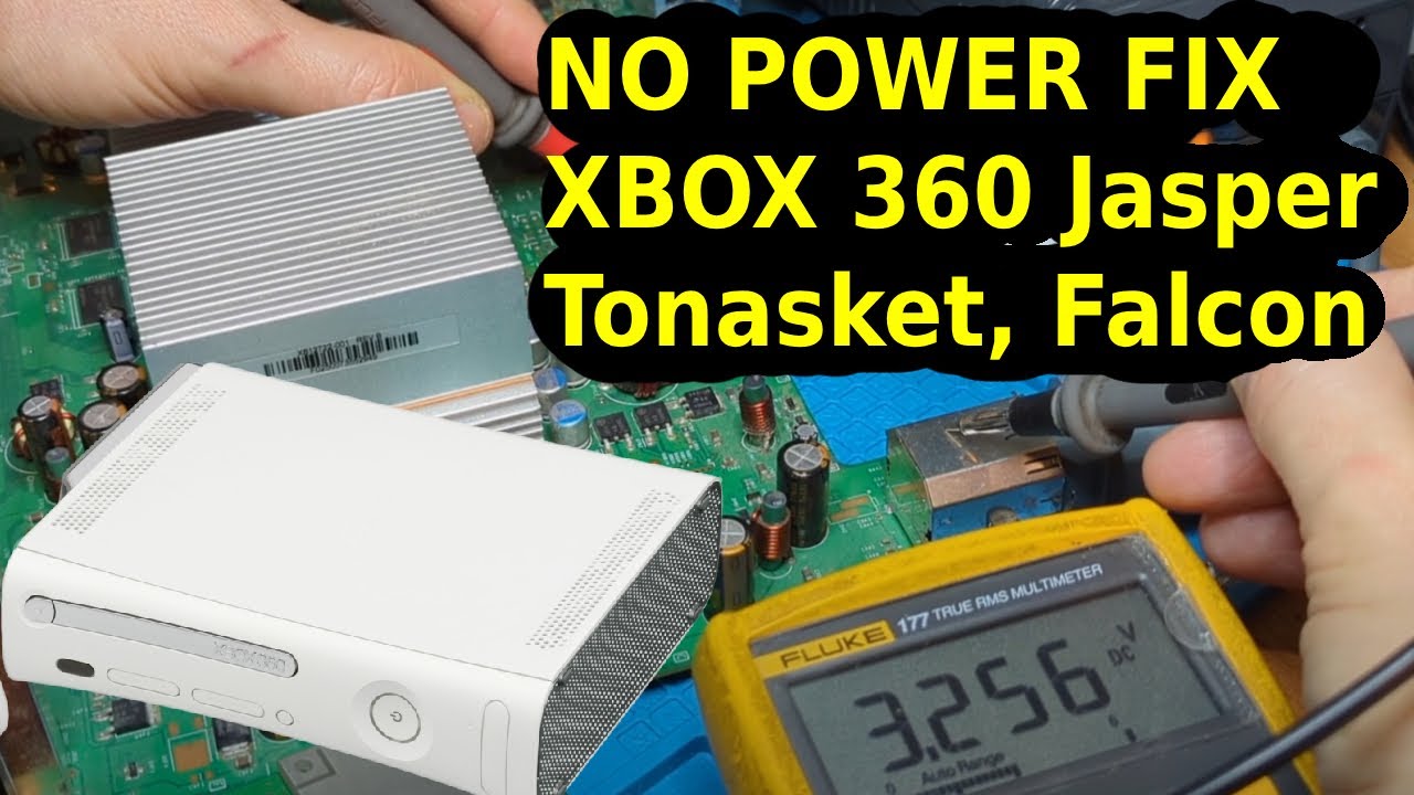 XBOX 360 No Power (Not Turning On) Fix - Jasper Tonasket Falcon