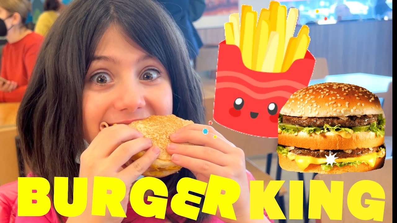 MANGIAMO AL BURGER KING E FACCIAMO UNA SORPRESA AD ANASTASIA #vanessaeanastasia #mammaromina