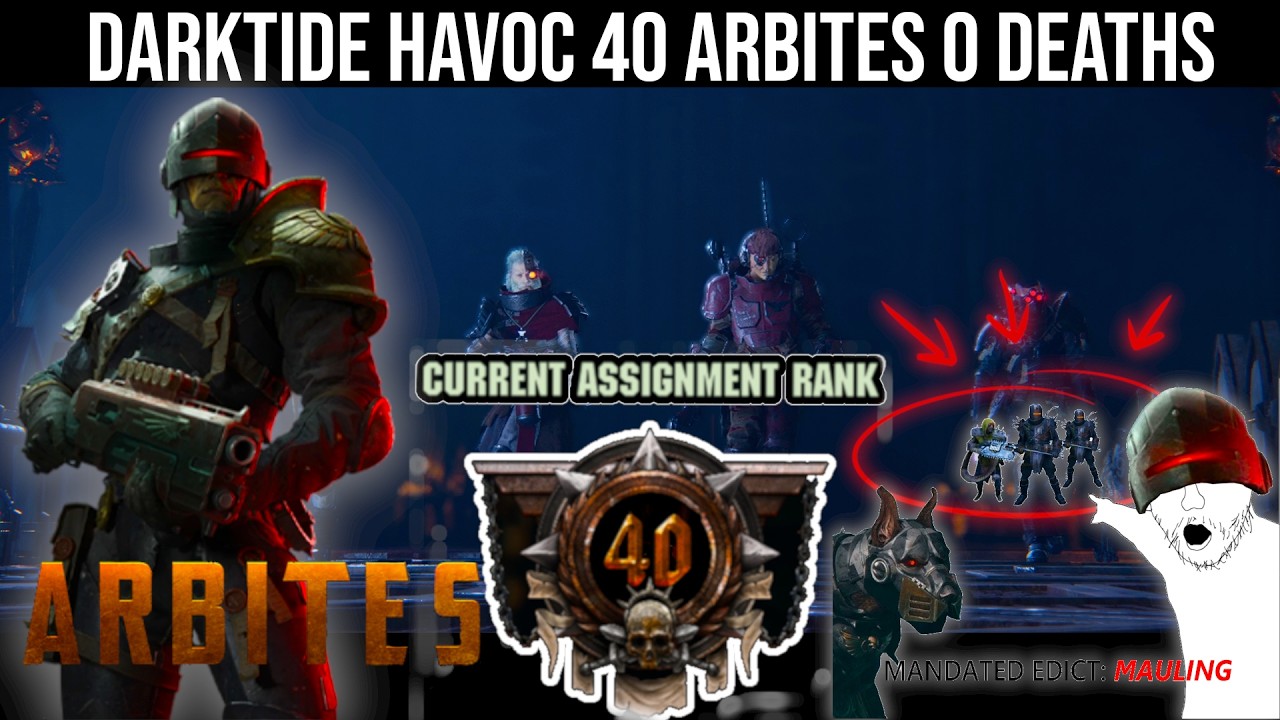 Havoc 40 Arbites 0 Deaths! | Warhammer 40K Darktide Flawless Gameplay