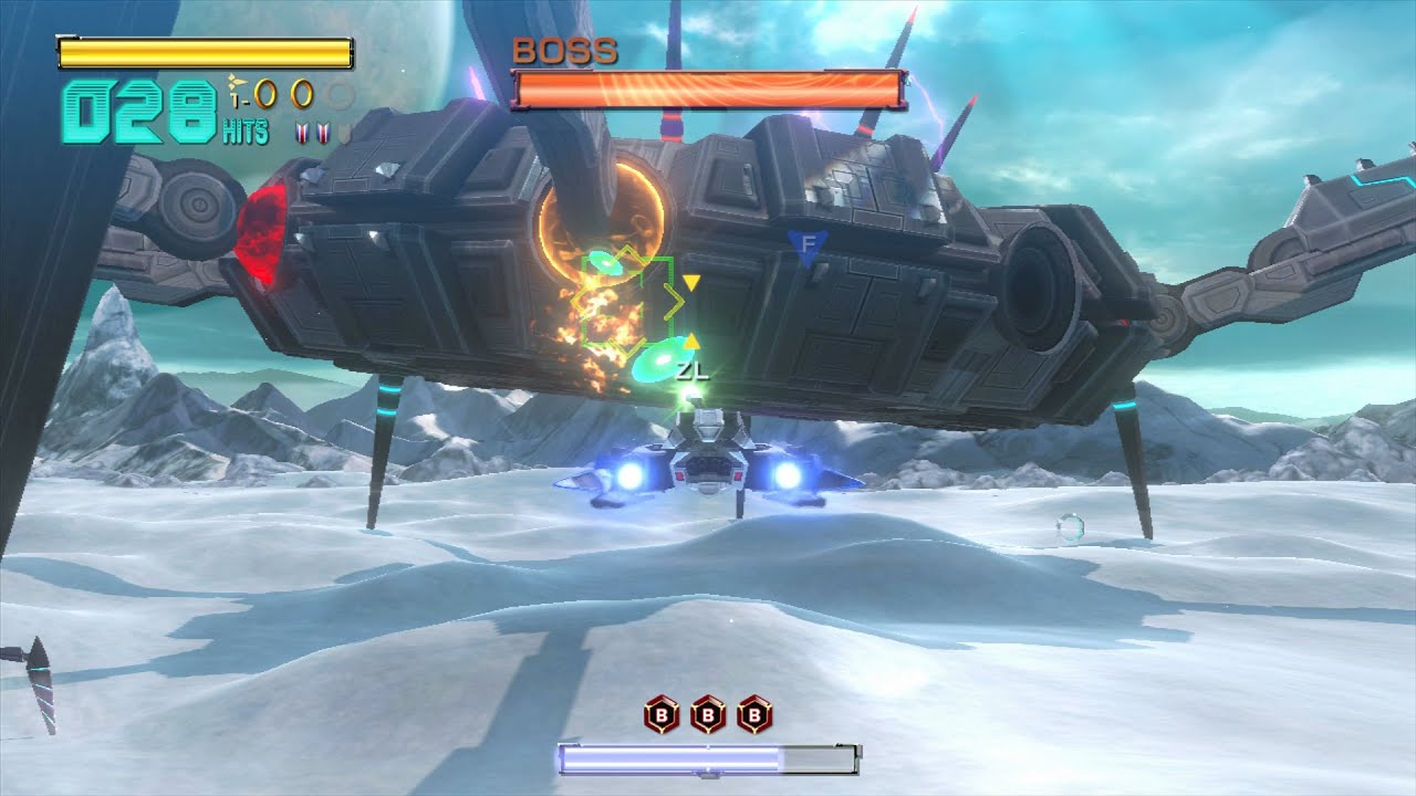 Star Fox Zero 3 WiiU (Mother Strider Boss) Fichina Level