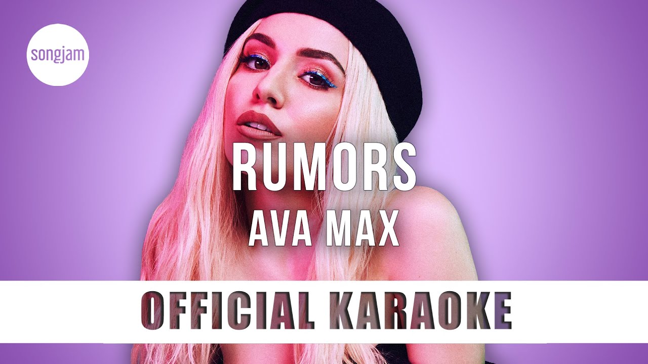 Ava Max - Rumors (Official Karaoke Instrumental) | SongJam