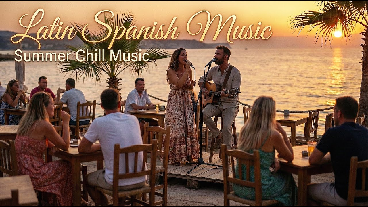 Latin Spanish Songs ☀️🌴 | Beach Café Atmosphere | Relaxing Summer Music