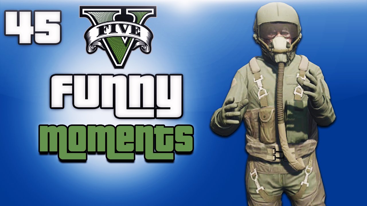 GTA 5 Online Funny Moments Ep. 45 (Flight School DLC) Army Base Glitch & Backwards Takeoff!