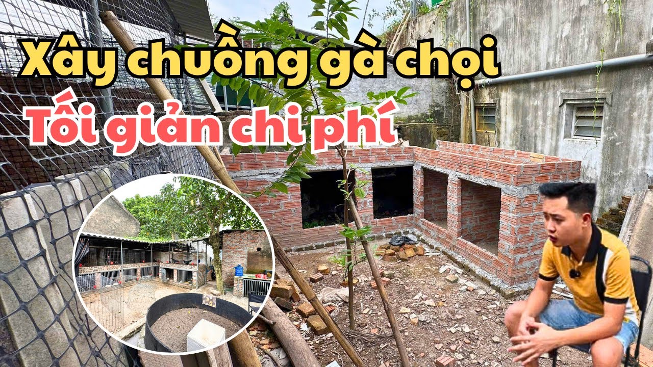 Làm Chuồng Gà Chọi Kiểu Mới 2025 – Tối Giản Chi Phí, An Toàn, Dễ Làm, Bền Đẹp | Hưng Nguyễn TV