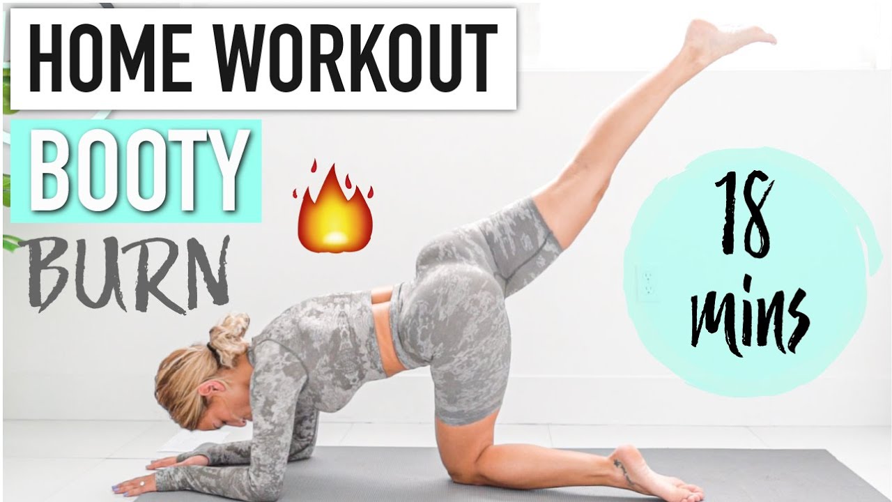 HOME BOOTY WORKOUT - Bodyweight booty BURN 🔥