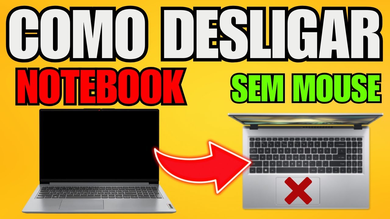 Como Desligar O Notebook Sem Mouse (2026) - Passo a Passo