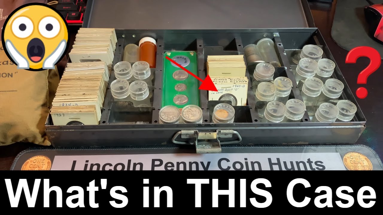 Mystery Coin Collection Found in Metal Box  - Buffalo Nickels and MORE