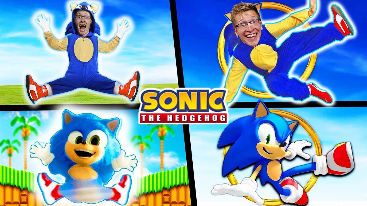 Stunts From Sonic The Hedgehog In Real Life (Games, Movies, Shows +)
