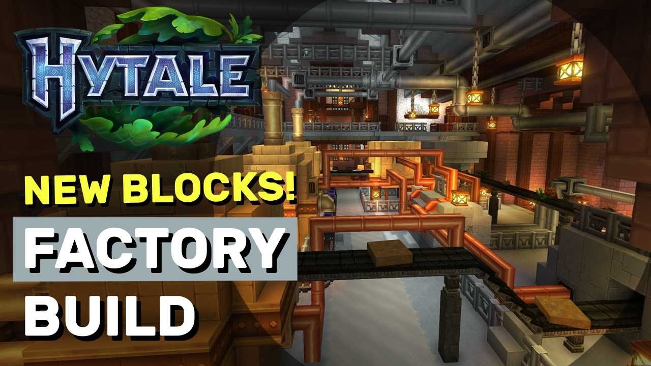 Building a Factory with Hytale's New Blocks
