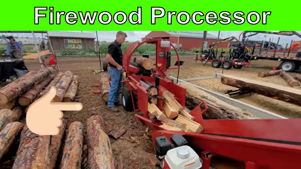 Swing Blade Sawmill, Blacks Creek Firewood Processor Splitter, &  Tractor (Harbor Freight Sawmill)