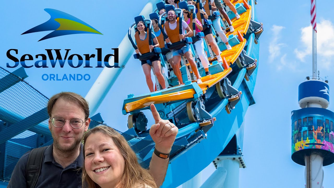 Wir fahren Achterbahn im STEHEN! Unser Besuch bei SEAWORLD Orlando