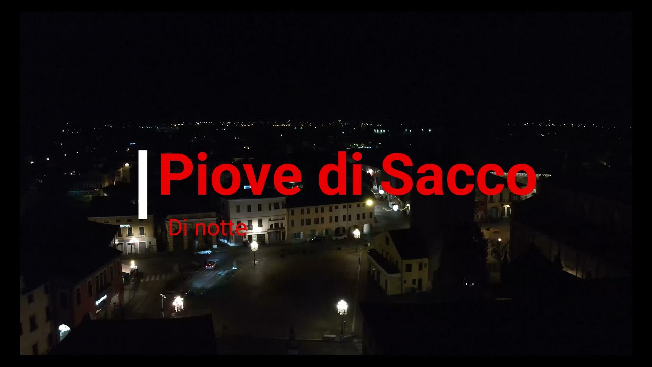 Piove di Sacco di notte