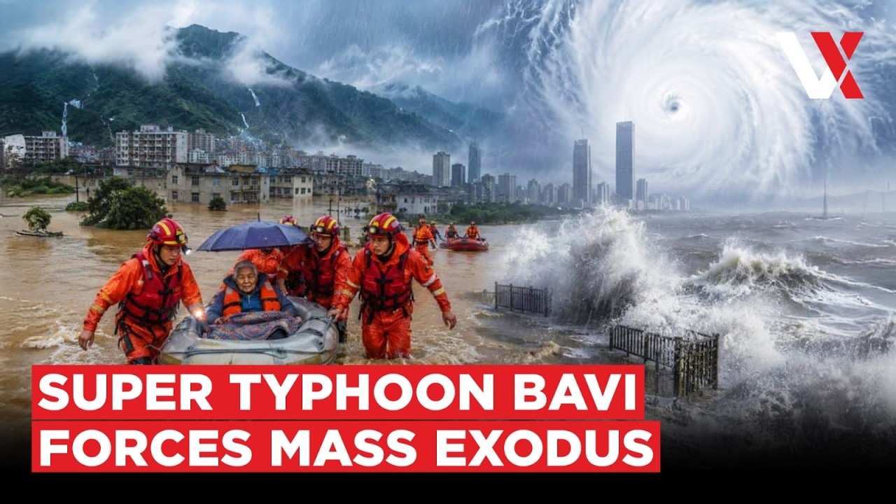 China Faces Super Typhoon Bavi! 900K Flee, 10K Boats Back At Port, 15 Killed In Philippines | VERTEX