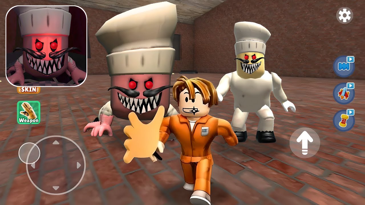 Obby Chapters Escape Barry - Pizza Escape Obby - Gameplay Walkthrough Part 24 (Android, iOS)
