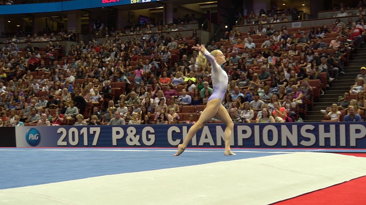 Riley McCusker - Floor Exercise - 2017 P&G Championships - Senior Women - Day 2