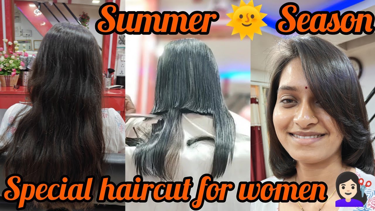 Summer 🌞 season special hair cut for women | After long time,I decided to cut my long hair to short