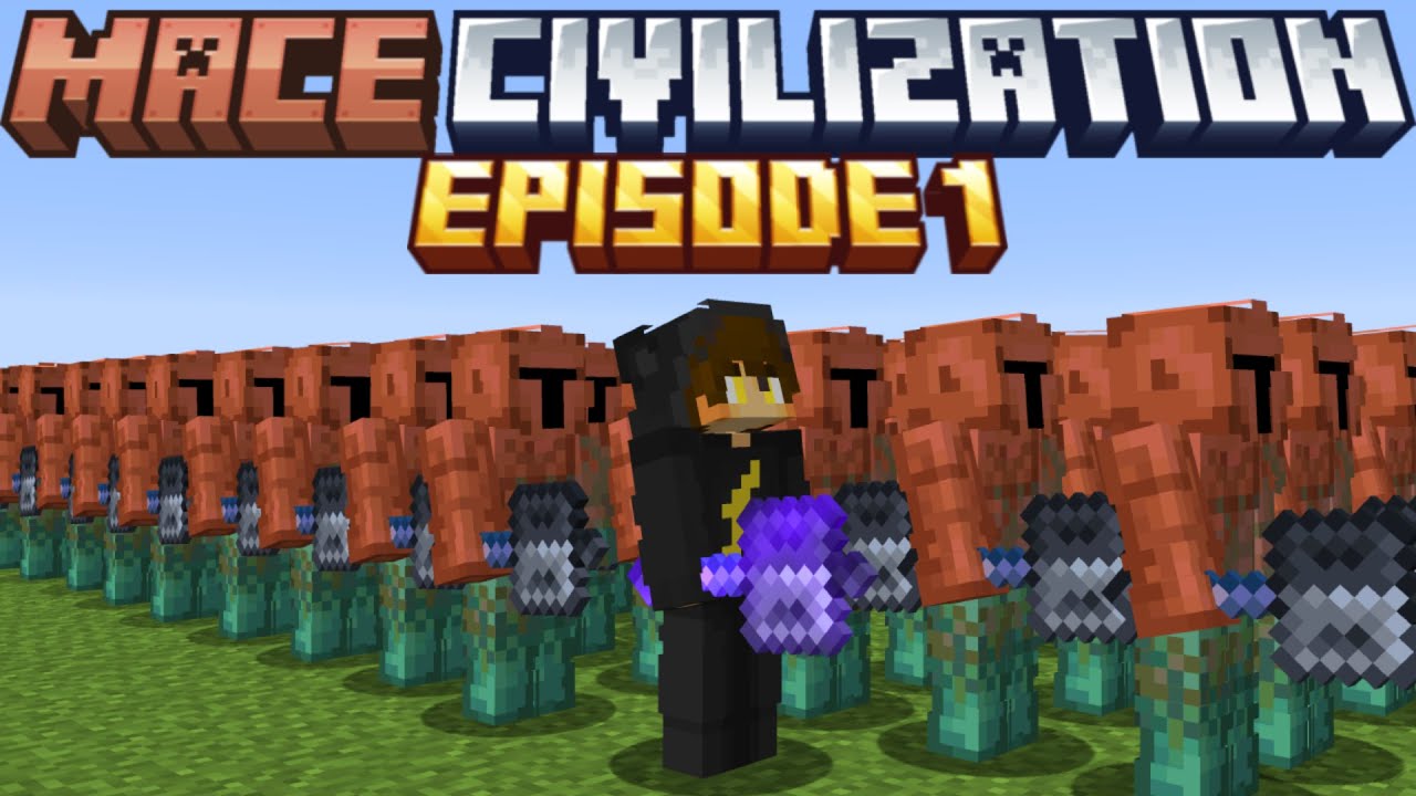 Minecraft, But I Join MACE CIVILIZATION